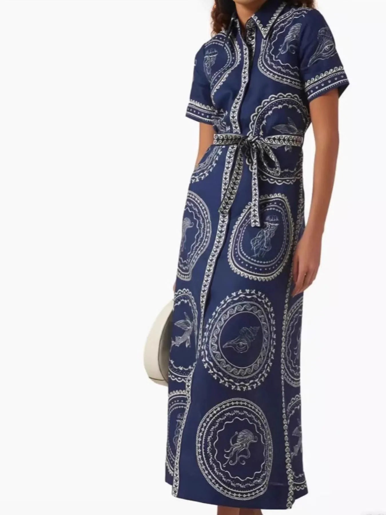 bohemian dress with belt Casual V Neck Boho Chic Maxi Dress with Belt Lizzie Lahaina Couture Swimwear Made In Maui