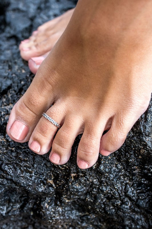 Sterling Silver Plated Toe Rings