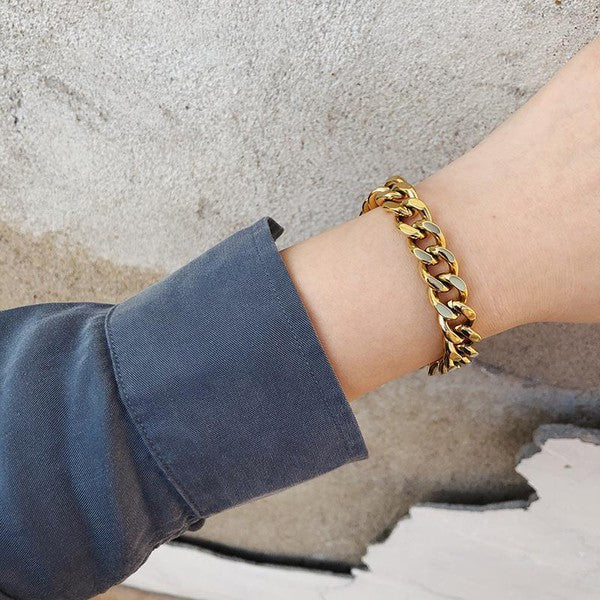 THICK CHAIN BRACELET