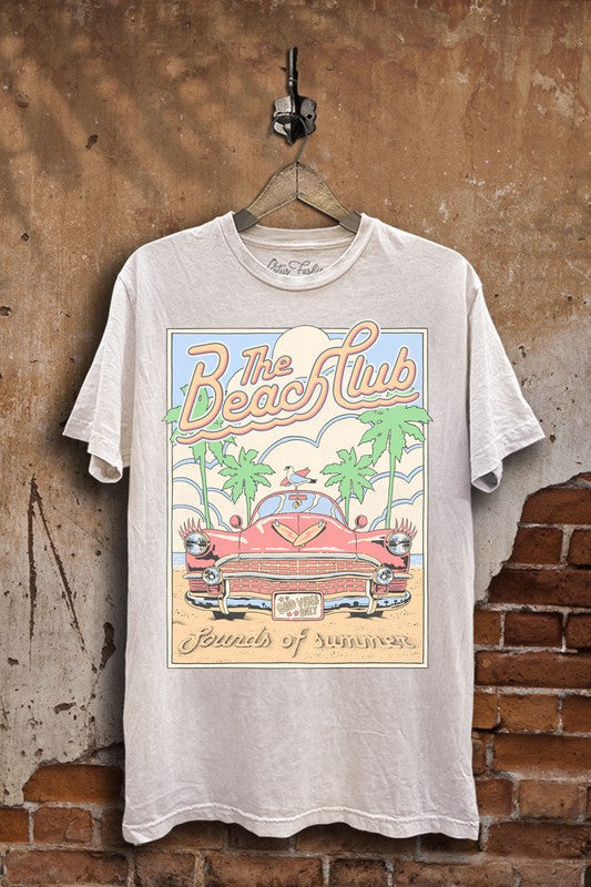 The Beach Club Car Graphic Top