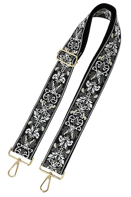 2 Inch Wide Aztec Tribal Pattern Guitar Strap