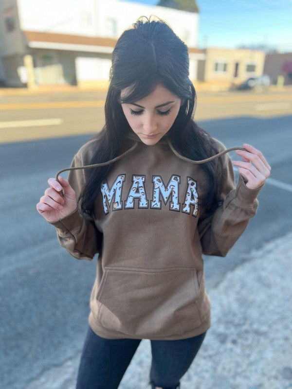 Brown Mama Leopard Hoodie