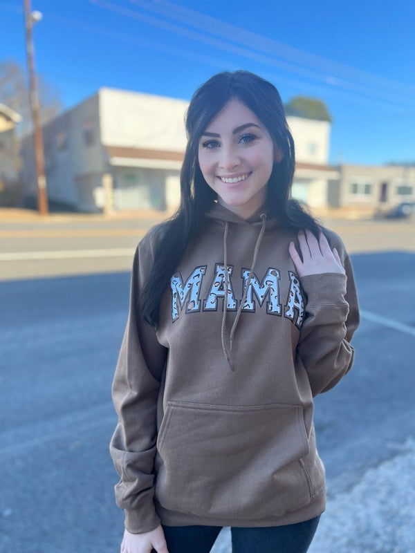 Brown Mama Leopard Hoodie