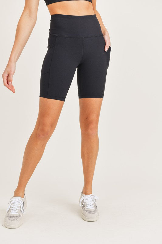 TACTEL-Lycra High-Impact Biker Shorts