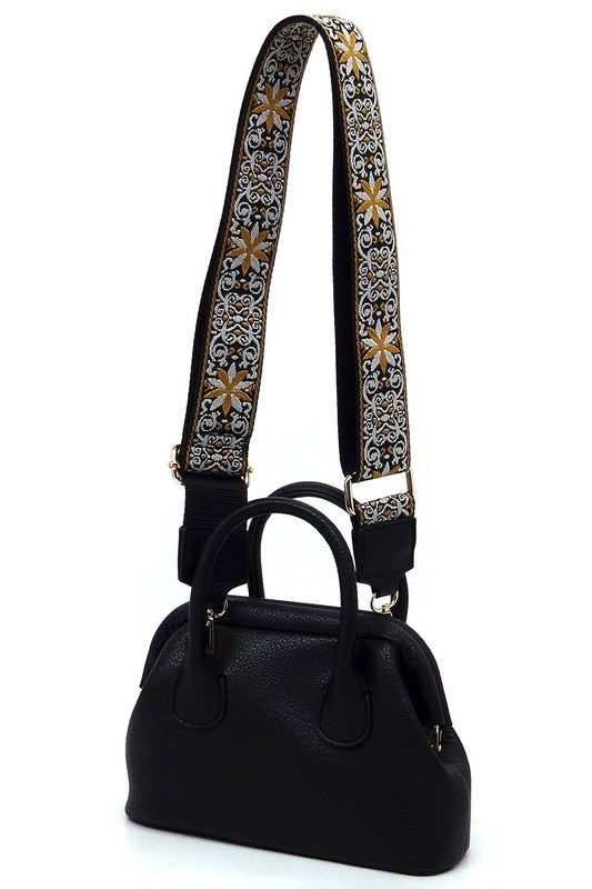 Small Satchel Guitar Strap Crossbody Bag