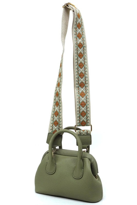 Small Satchel Guitar Strap Crossbody Bag