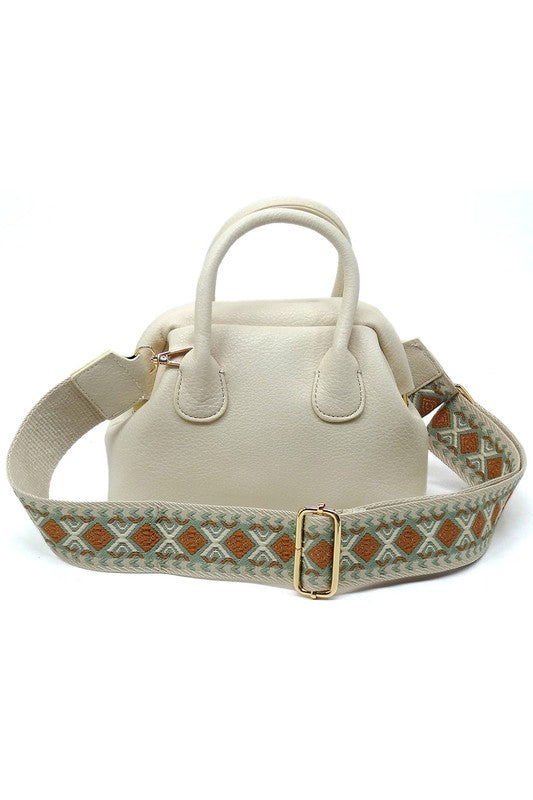 Small Satchel Guitar Strap Crossbody Bag