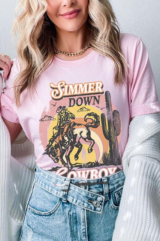 Simmer Down Cowboy Graphic Tee