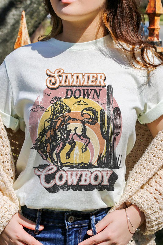 Simmer Down Cowboy Graphic Tee