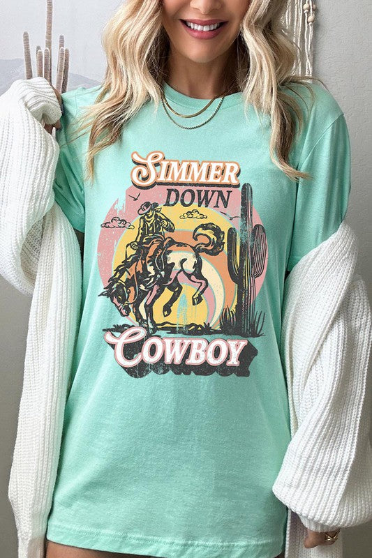 Simmer Down Cowboy Graphic Tee