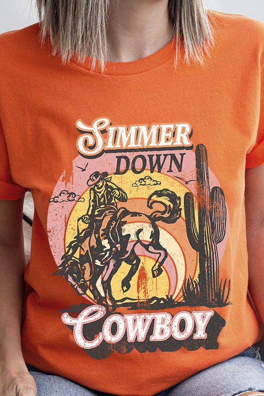 Simmer Down Cowboy Graphic Tee