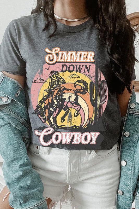 Simmer Down Cowboy Graphic Tee