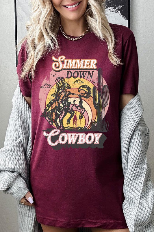 Simmer Down Cowboy Graphic Tee