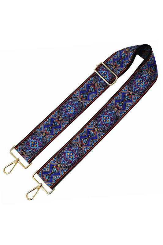 2 inch Wide Boho Pattern Guitar Strap