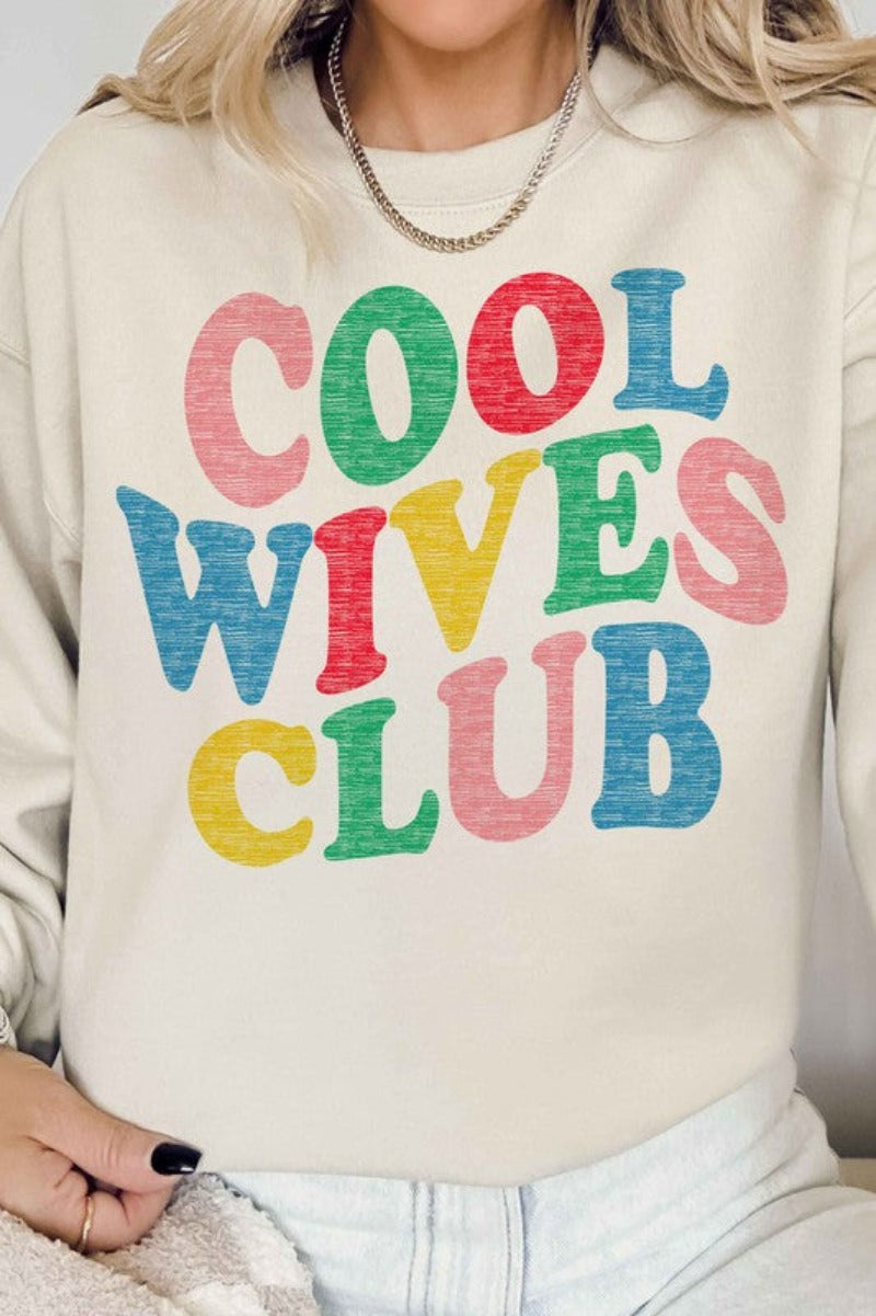 Cool Wives Club Graphic Sweatshirt