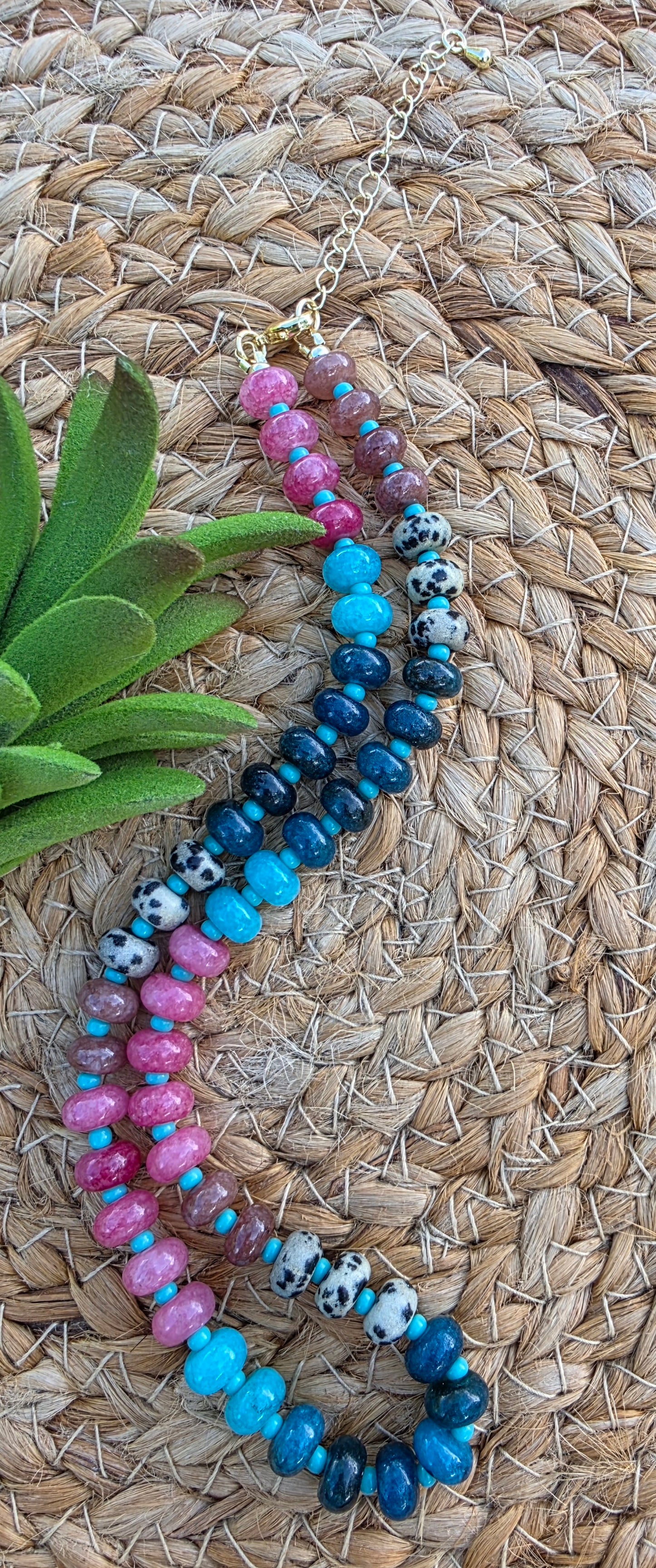 Tropical Waters Bead Necklace