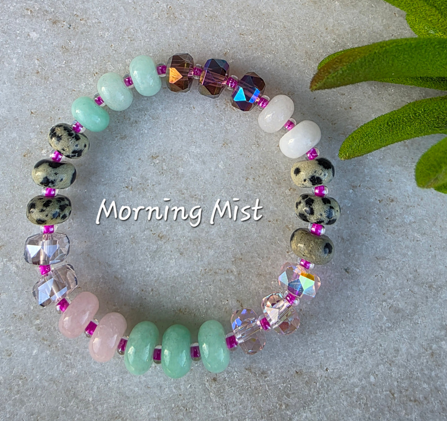 Stone Bead Bracelet (5 colors)