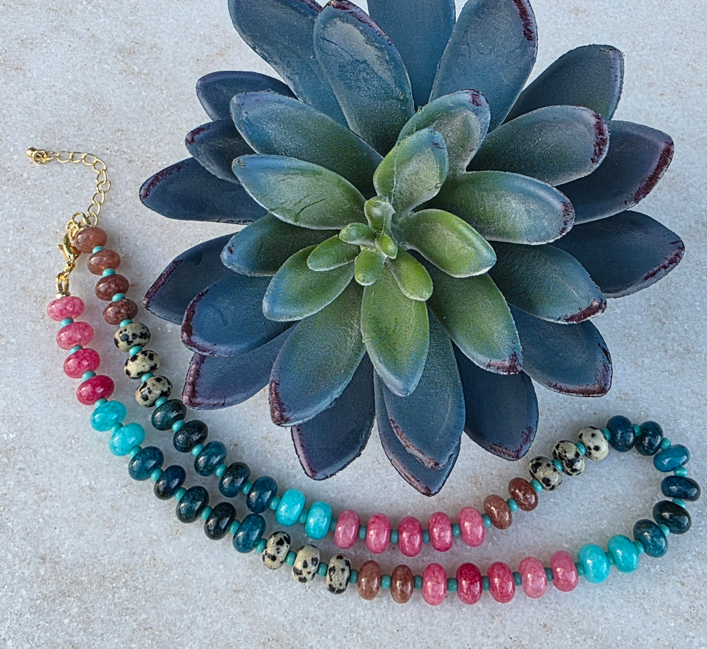 Tropical Waters Bead Necklace