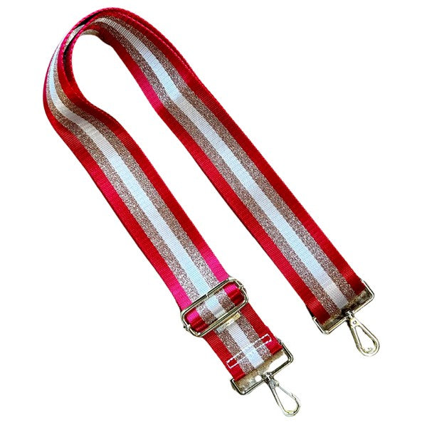 Stripe Strap with Metallic Stripe