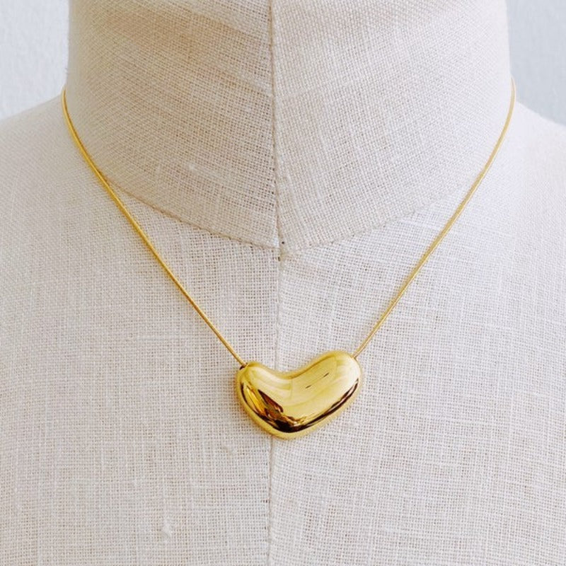 Bold Heart Necklace