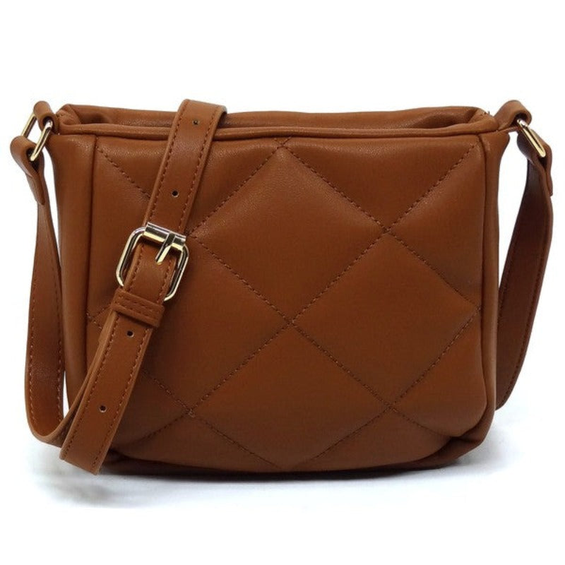 Quilted Puffy Crossbody Bag