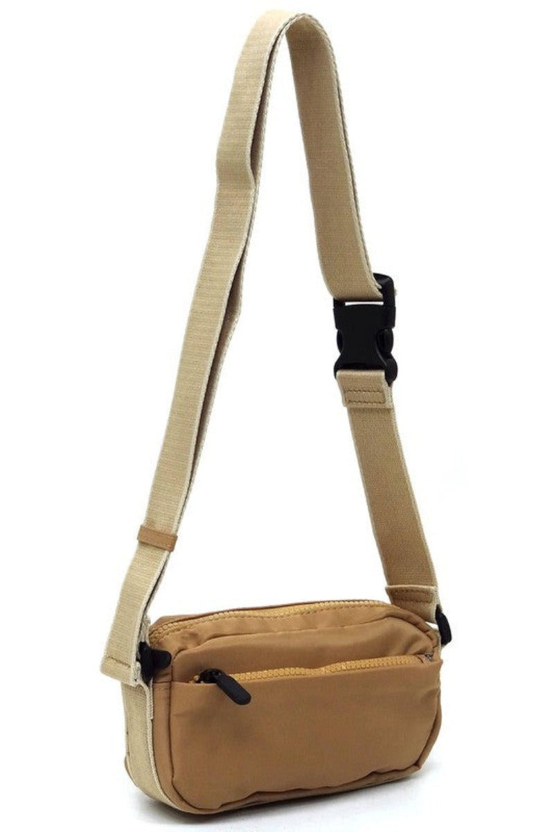 Nylon Adjustable Strap Crossbody Bag