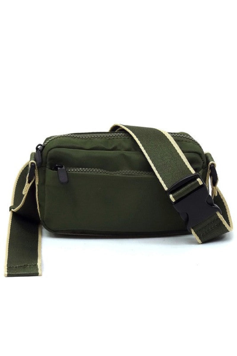 Nylon Adjustable Strap Crossbody Bag