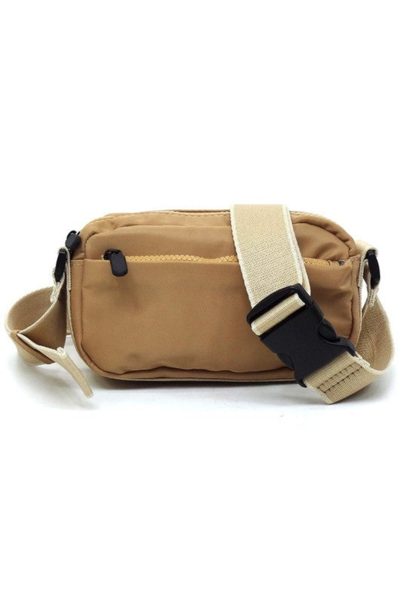 Nylon Adjustable Strap Crossbody Bag