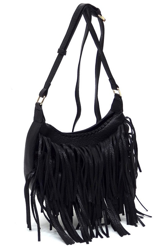 Fringe Bobo Crossbody Bag