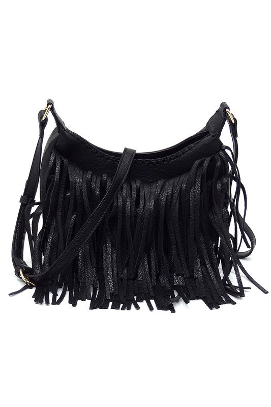 Fringe Bobo Crossbody Bag