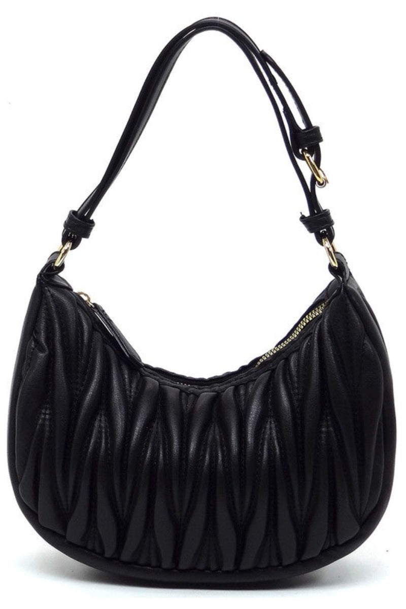 Chevron Quilted Shoulder Bag