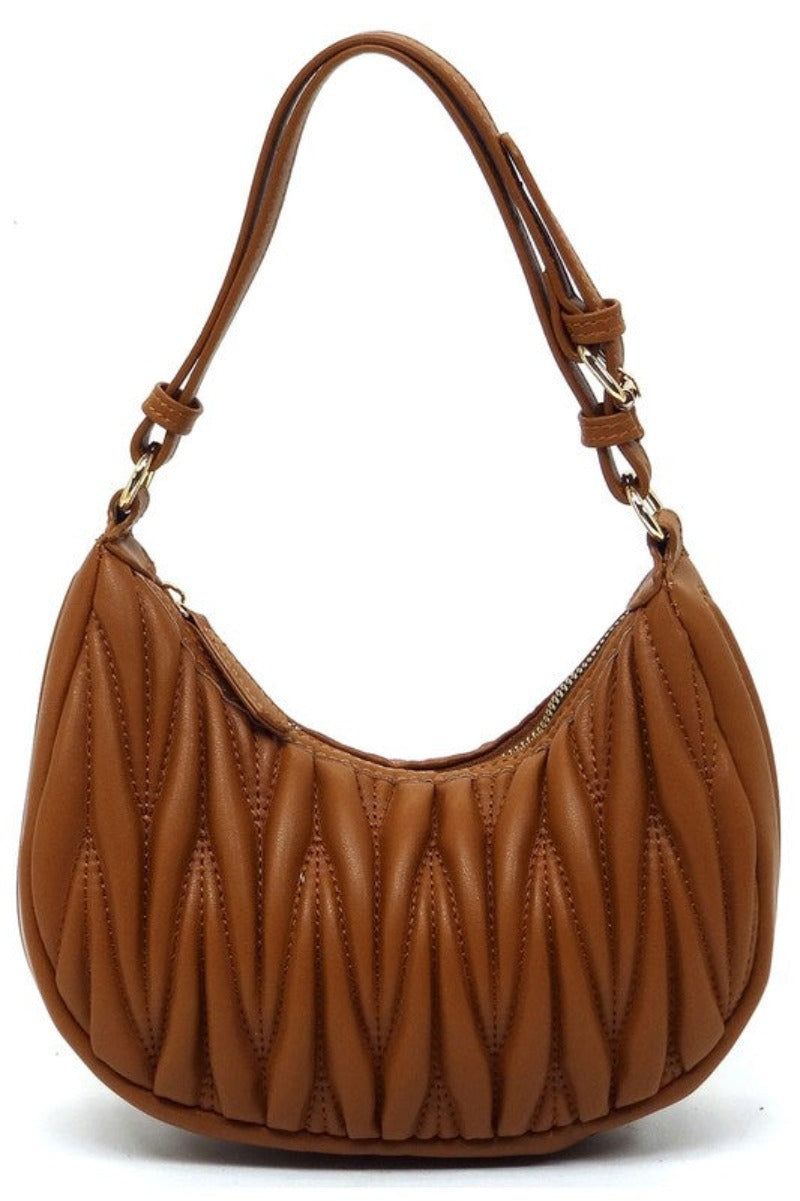 Chevron Quilted Shoulder Bag