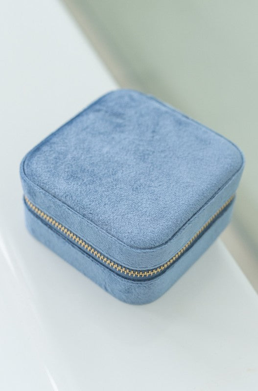 Eloise Velvet Jewelry Travel Carry Case