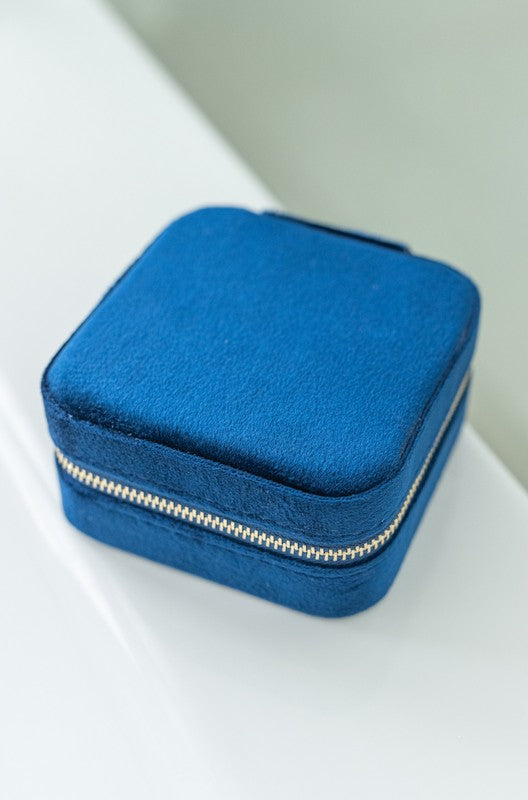 Eloise Velvet Jewelry Travel Carry Case