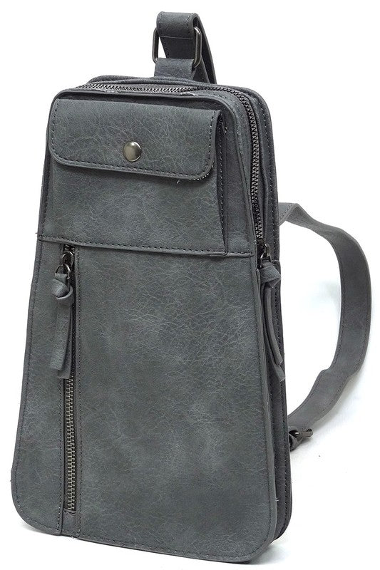 Front Change Pocket Sling Bag