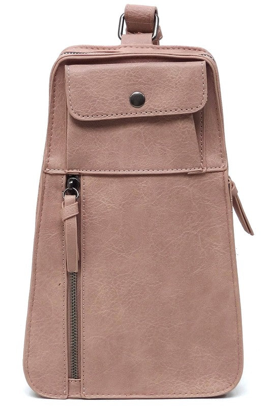 Front Change Pocket Sling Bag