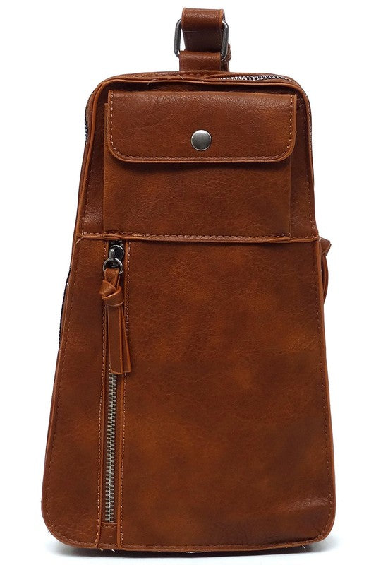 Front Change Pocket Sling Bag