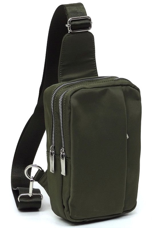 Nylon Sling Bag Backpack