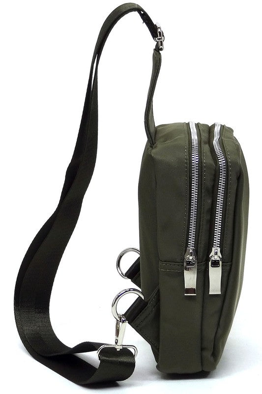 Nylon Sling Bag Backpack