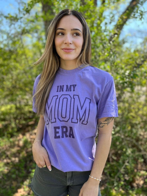 In My Mom Era Purple Tee