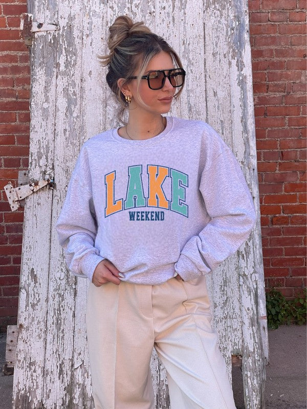 Lake Weekend CrewNeck Sweatshirt