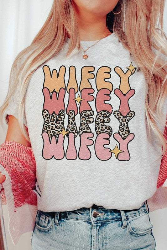 LEOPARD WIFEY Graphic T-Shirt