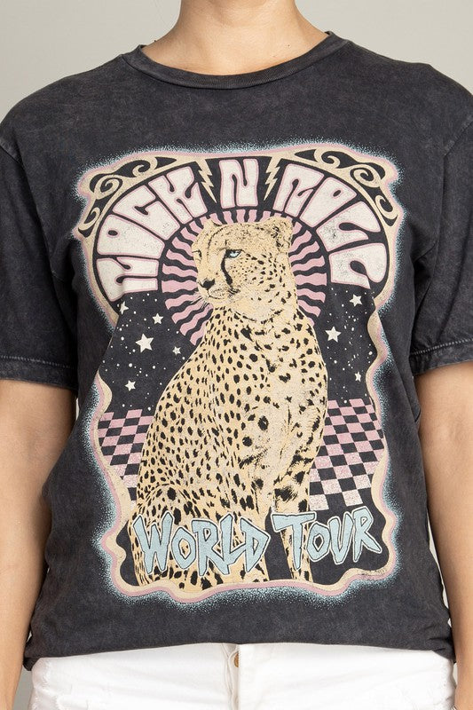 Rock & Roll World Tour Graphic Top