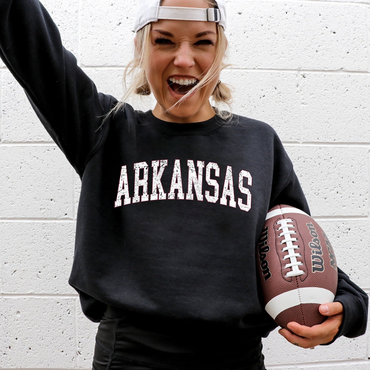 Arkansas Football Game Day Tailgate Party University Spirit State Pride Sweatshirt