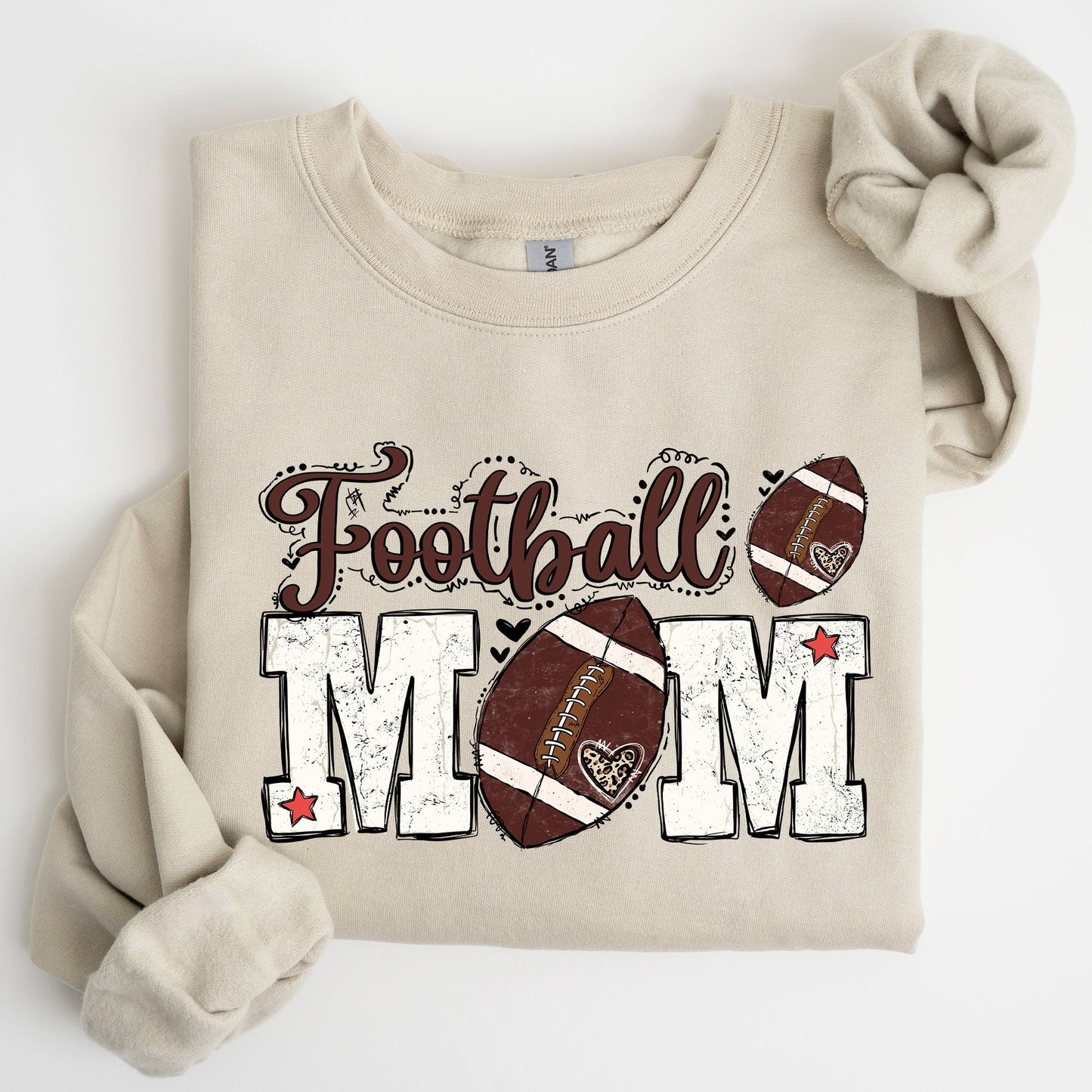 Football Mom Tailgate Party Game Day Big Game Touchdown Fan Gear Team Sweatshirt