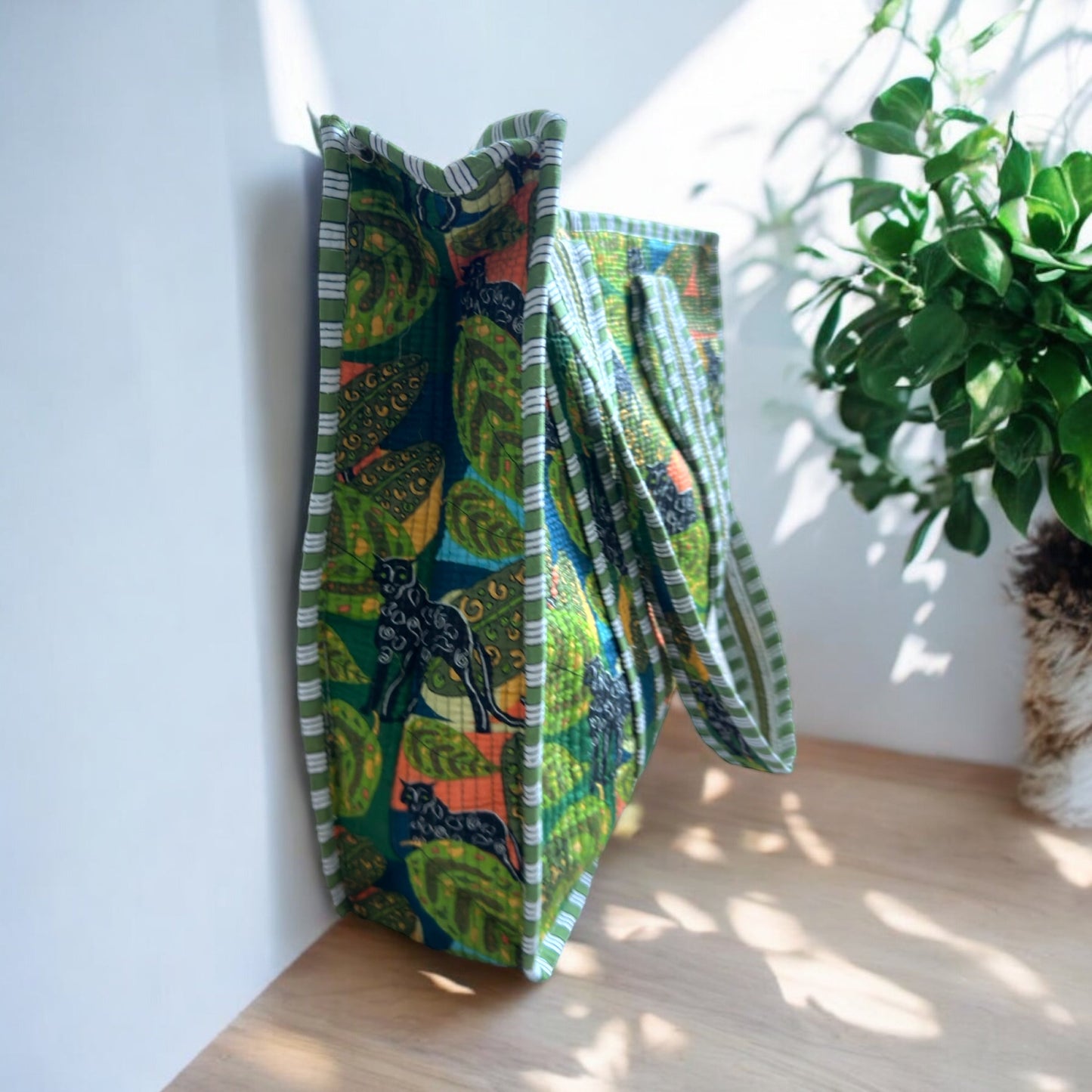 Soléa Cotton Pantera Tote