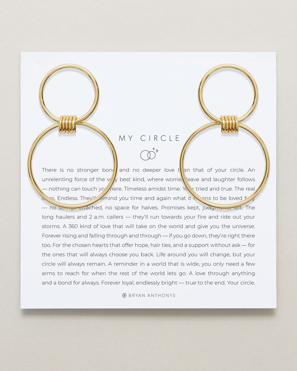 My Circle Statement Earrings