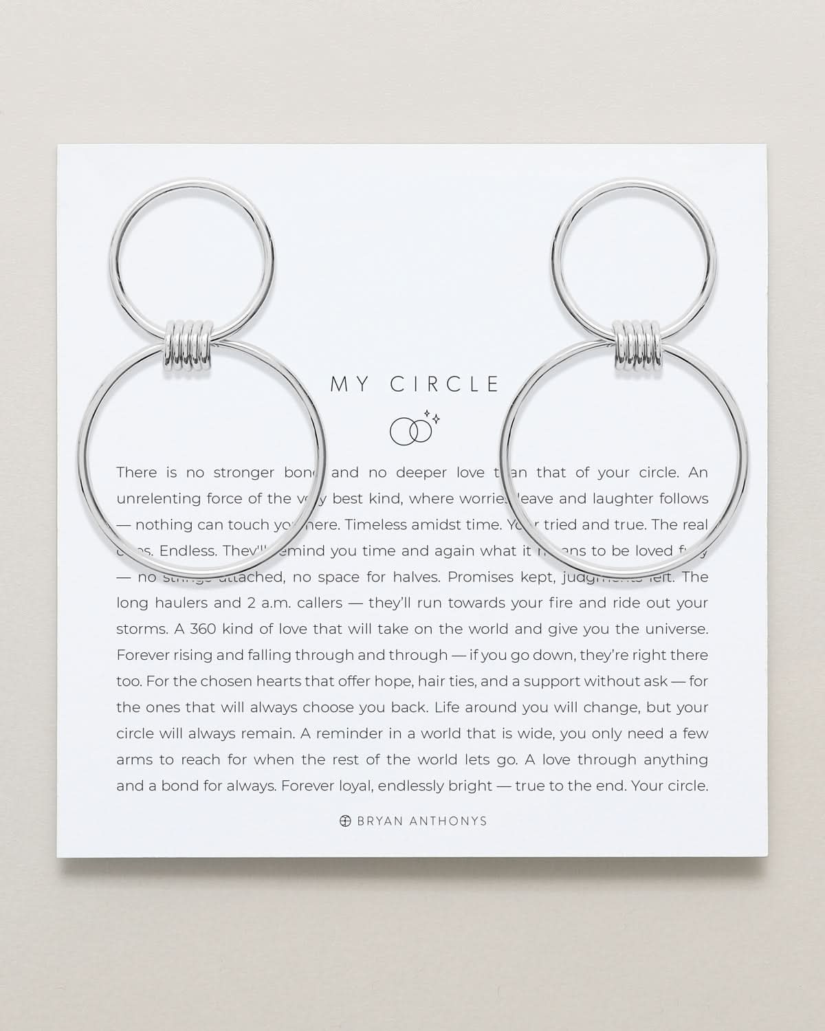 My Circle Statement Earrings