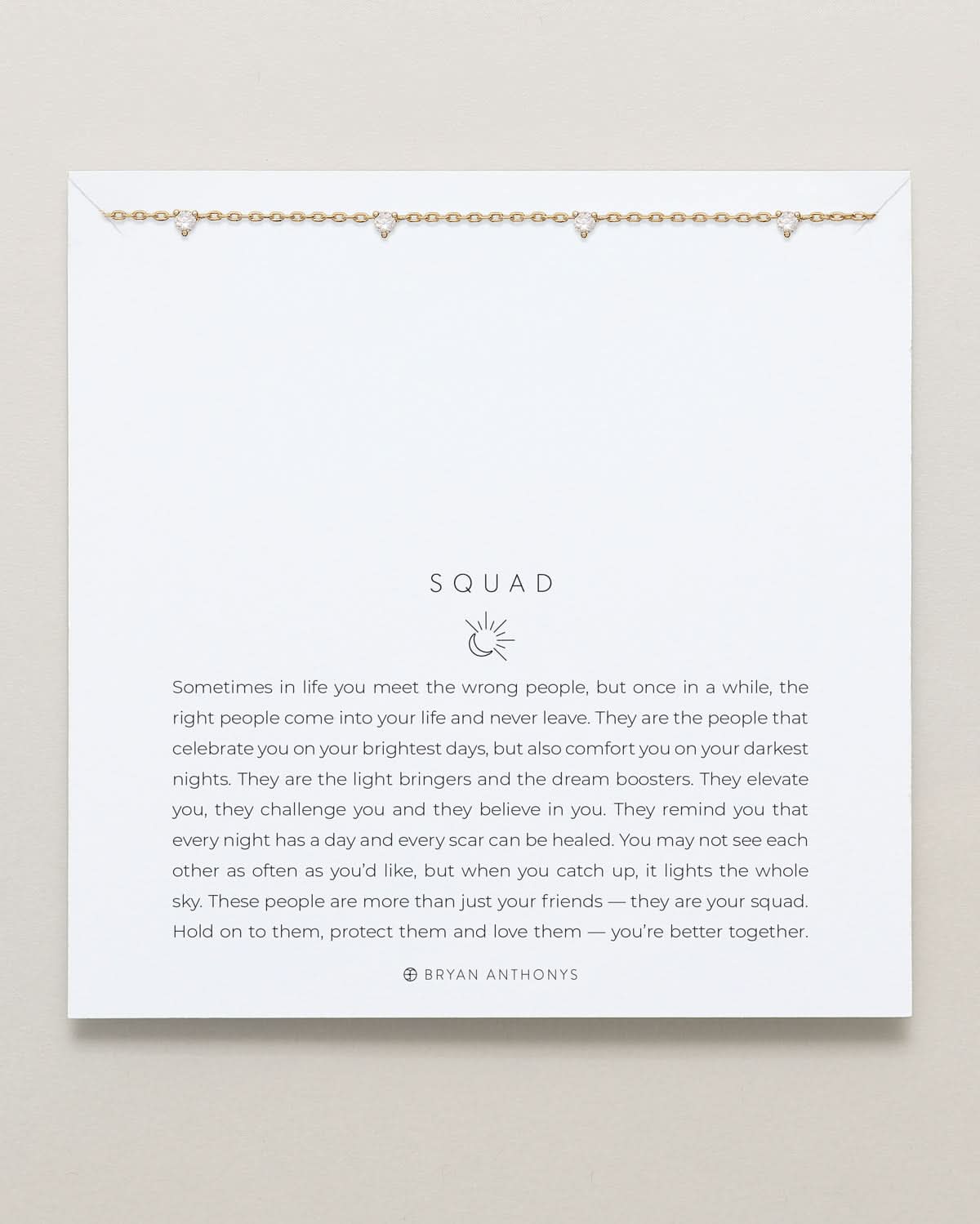 Squad Crystal Necklace