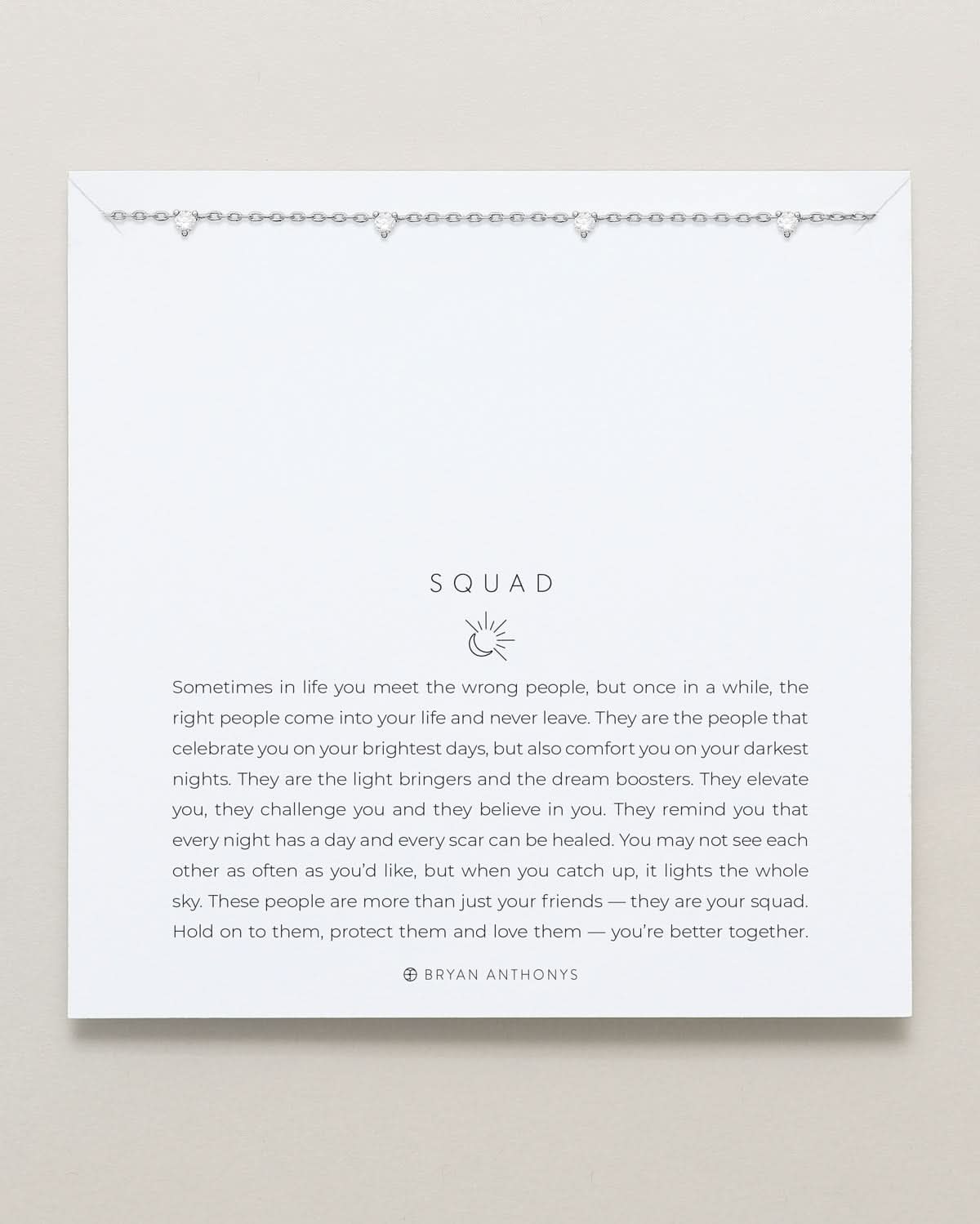 Squad Crystal Necklace